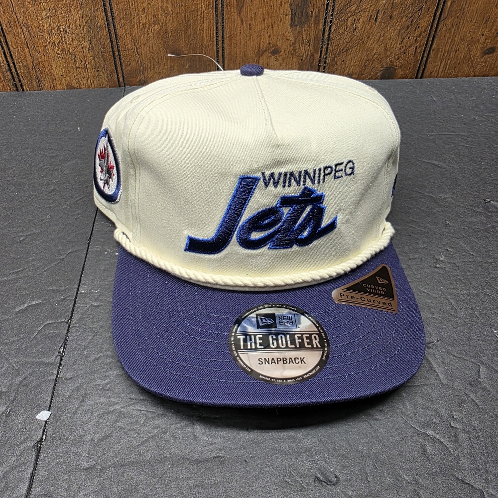 New Era "The Golfer" snapback hat for the Winnipeg Jets,